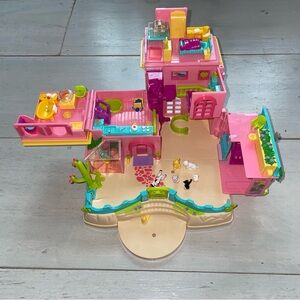 Polly Pocket Mattel Petland Hacienda Y2K 5 Animals Magnetic Moving Dog Retro Toy